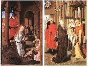 Hans Memling Wings of the Adoration of the Magi Triptych painting